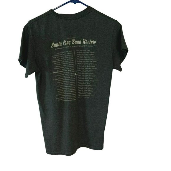 Gildan Santa Cruz 2016 Band Review Tee Pullover Crew Neck Size Small Unisex Blue - Picture 7 of 11